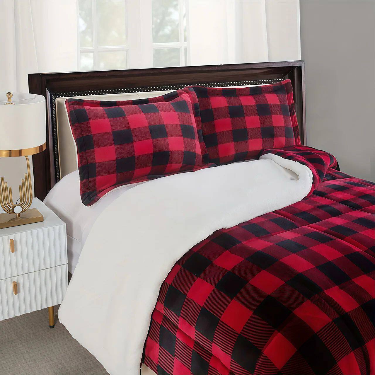 Cabin Buffalo Plaid Throw Blanket