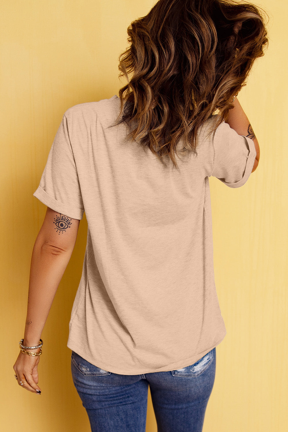 Sequin Horses Crewneck Tee