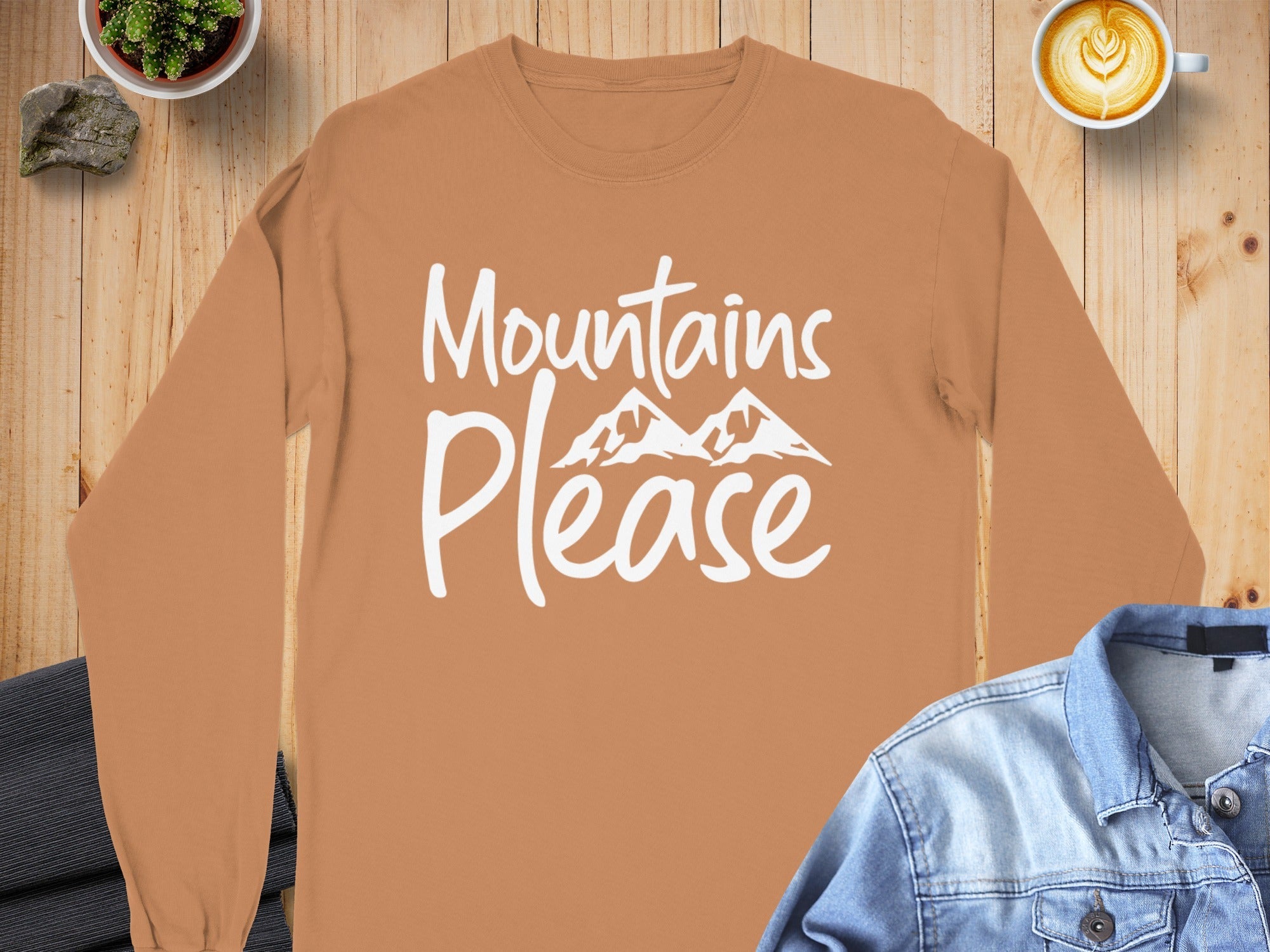 Mountains Please Long Sleeve T