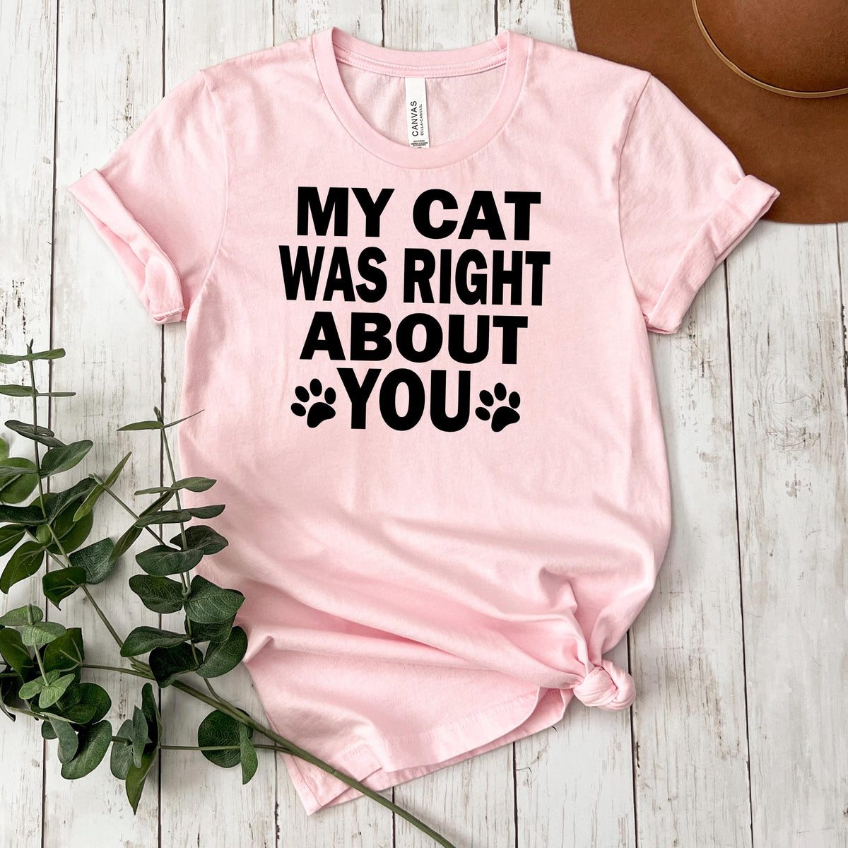 Unisex Cat Was Right Tee