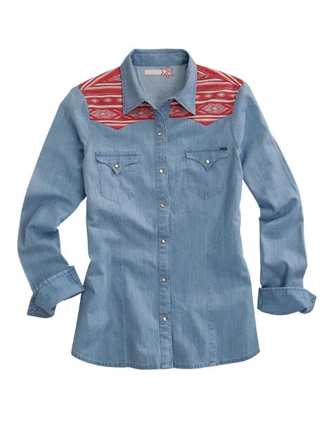 Women's Aztec Yoke Western Shirt