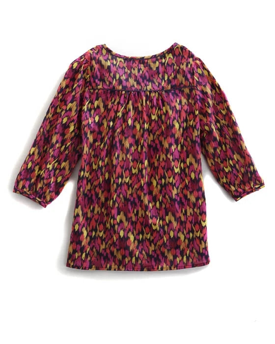 Confetti Ikat Peasant Blouse