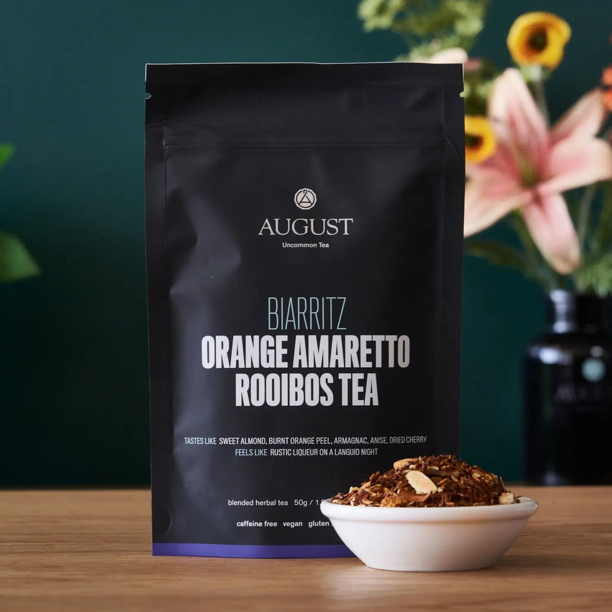 Biarritz Orange Amaretto Rooibos Tea | Caffeine Free