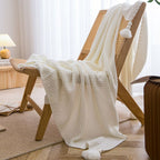 Handmade Tassel Throw Blanket