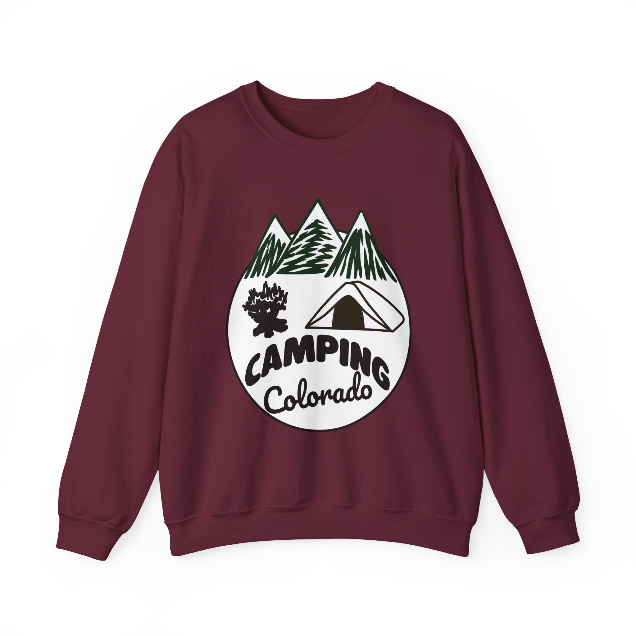 Camping Colorado Crewneck Sweatshirt