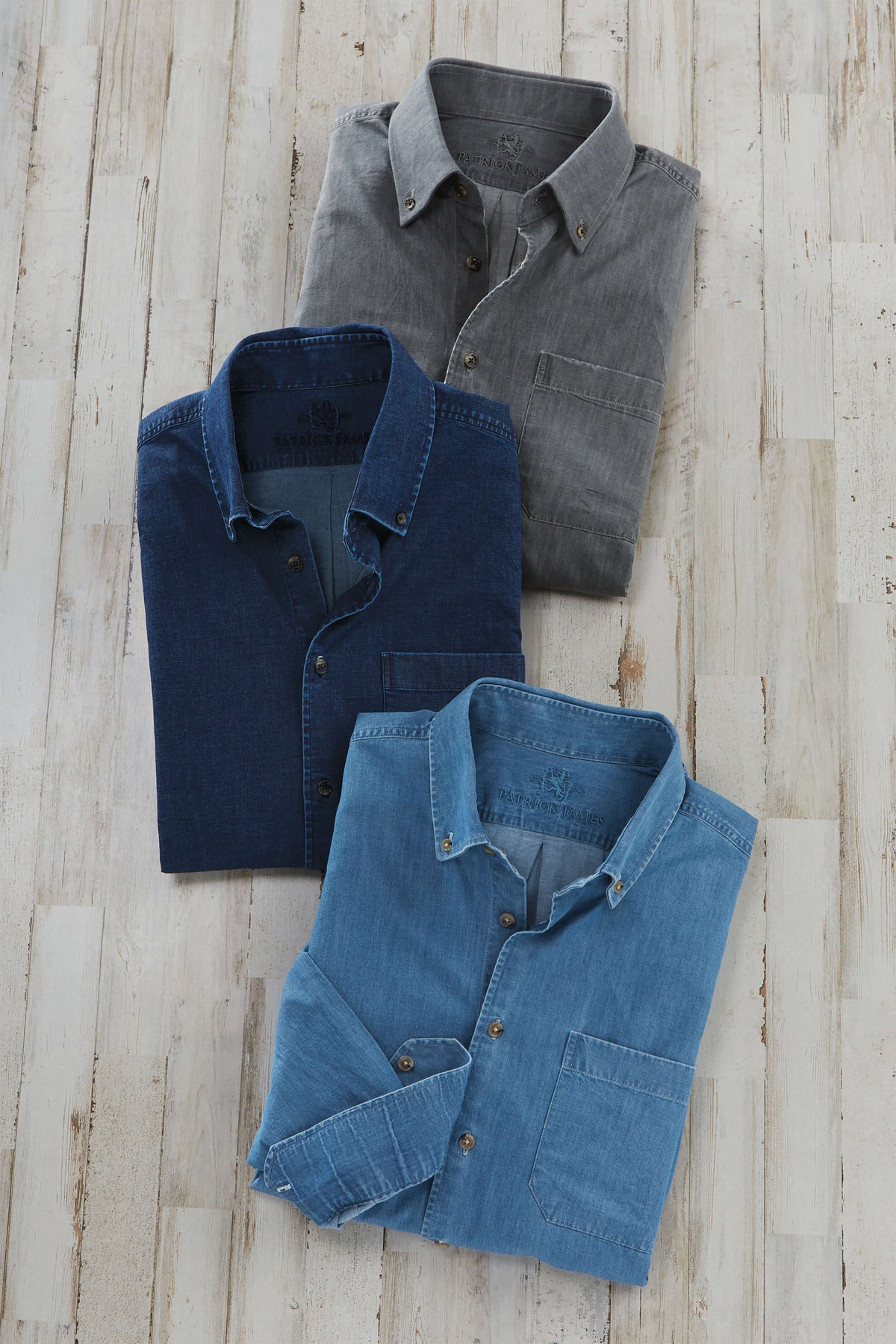 Long Sleeve Chambray Shirt