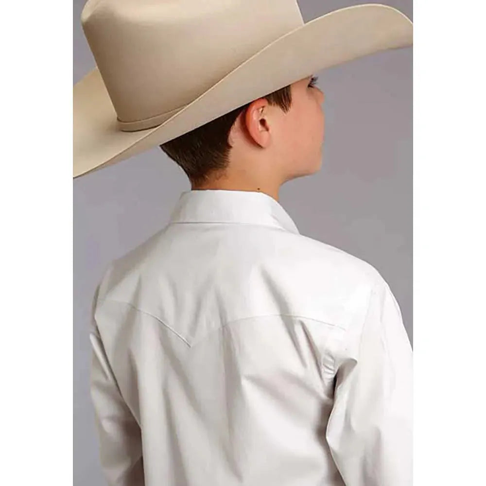 Boys' Pinpoint Oxford Western Shirt