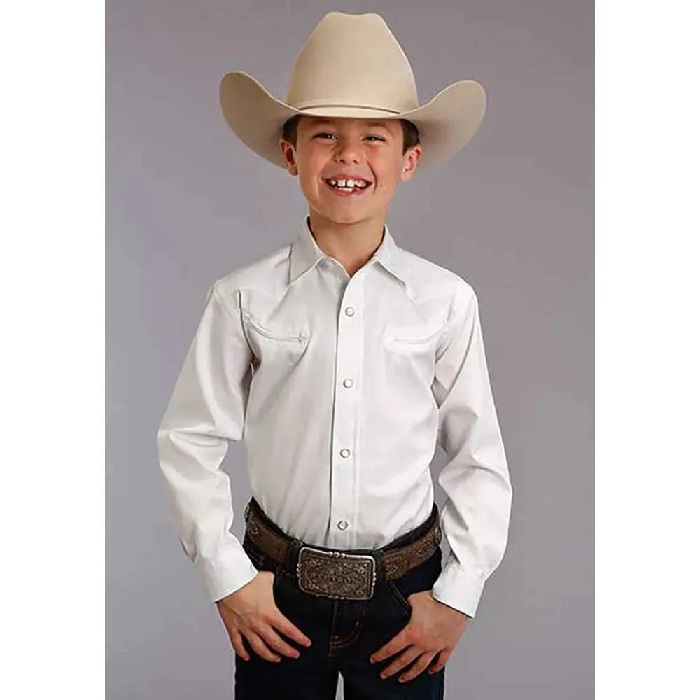 Boys' Pinpoint Oxford Western Shirt