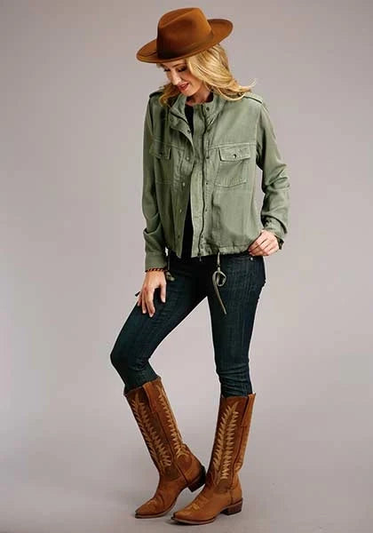 Women's Stetson Velvet Bomber Jacket