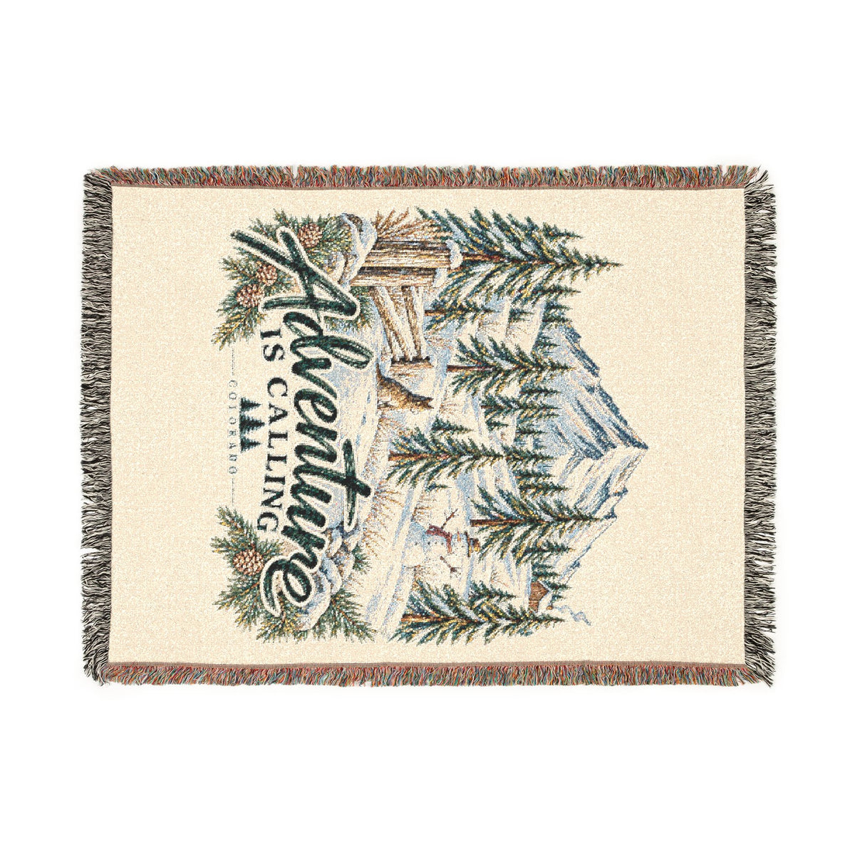 Adventure Is Calling Woven Blanket