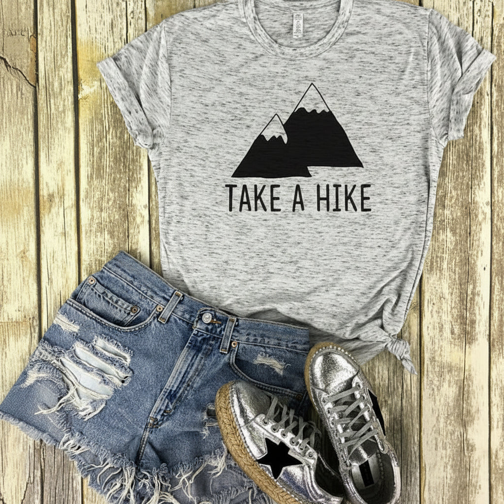 Take a Hike Mountain Peaks Tee