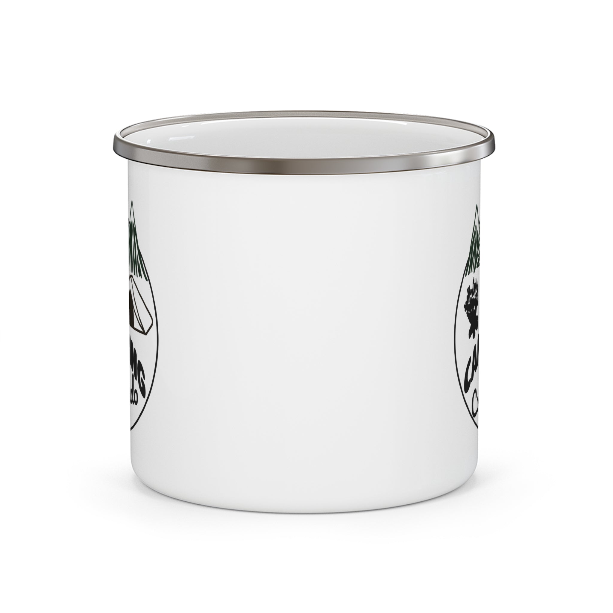 Camping Colorado Enamel Mug