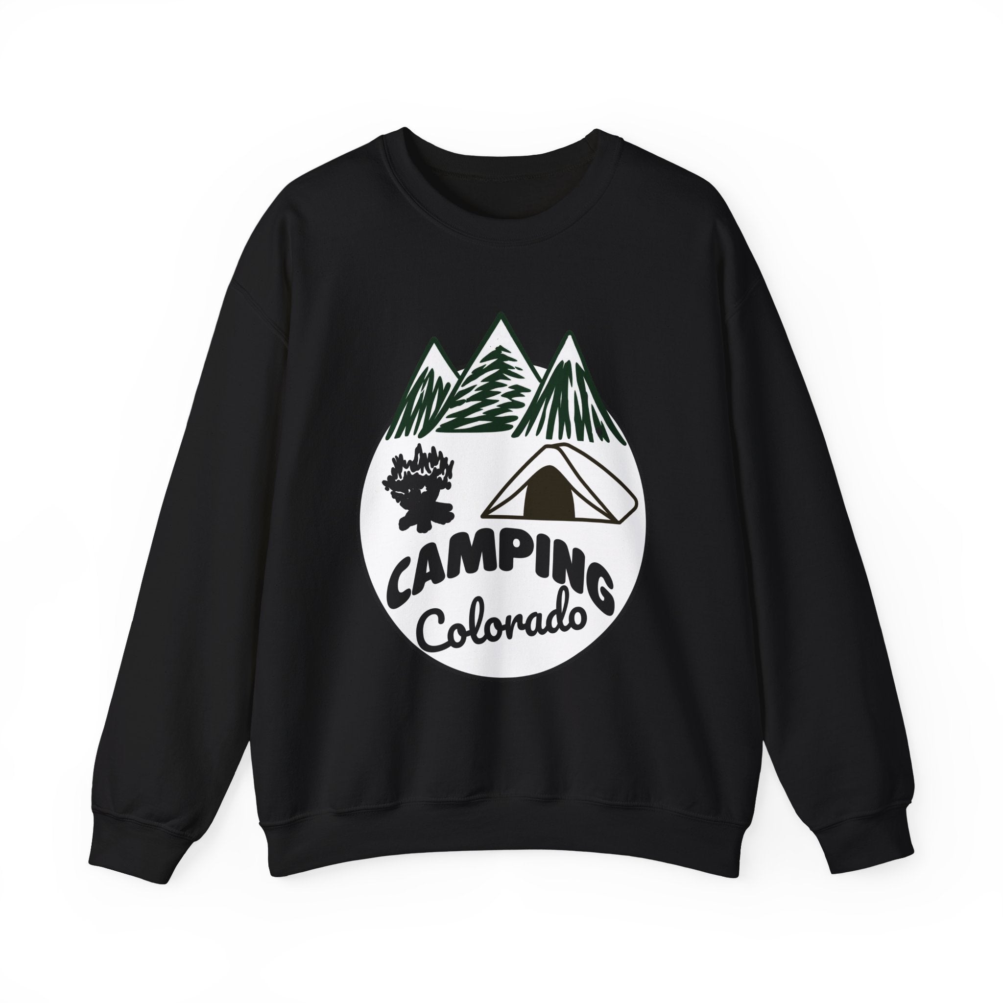 Camping Colorado Crewneck Sweatshirt