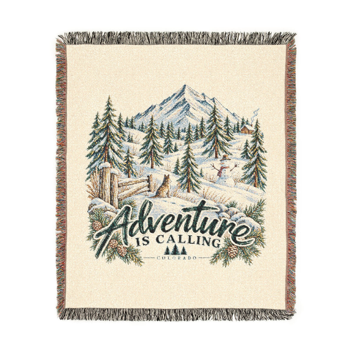 Adventure Is Calling Woven Blanket