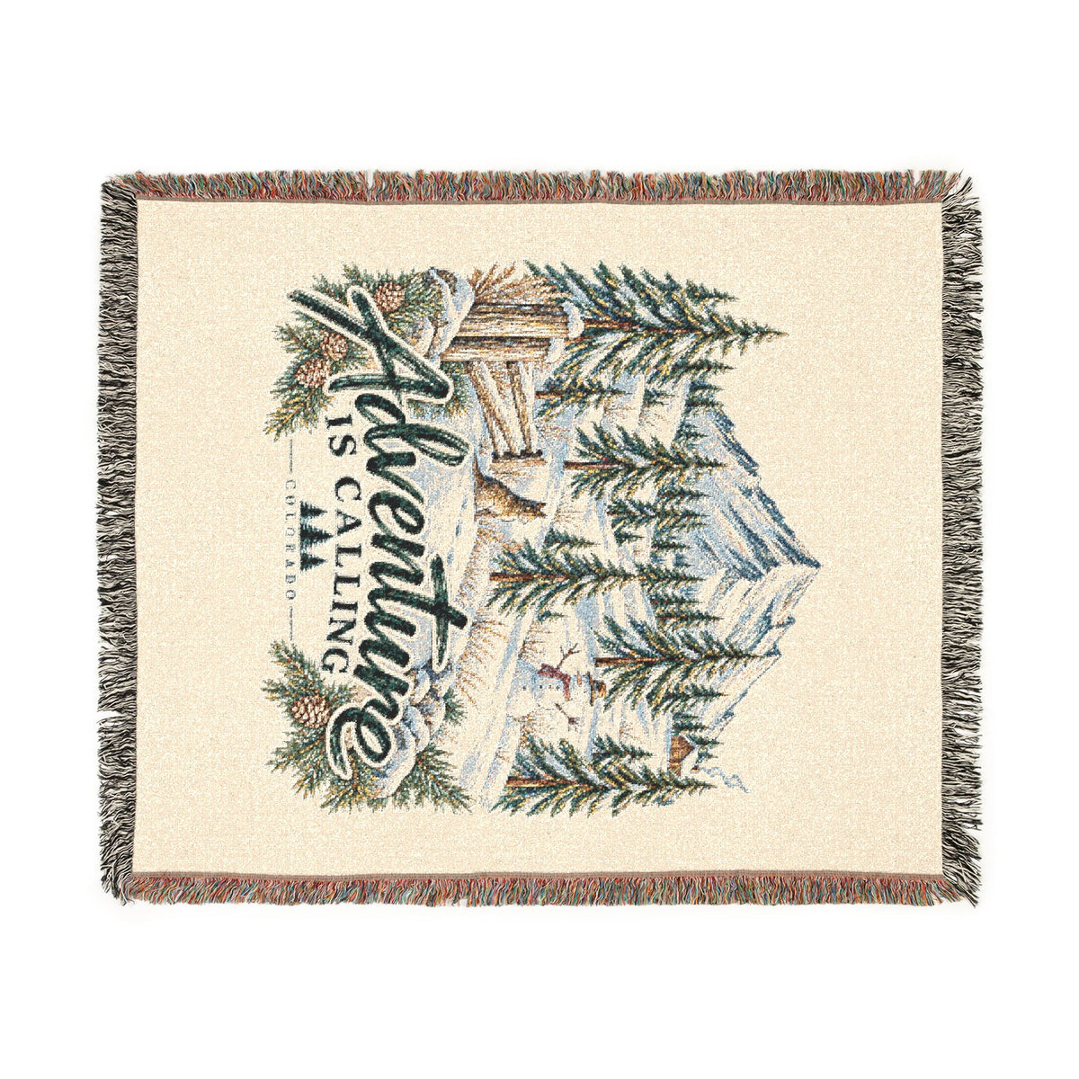 Adventure Is Calling Woven Blanket