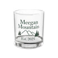Mountain Monogram Rocks Glass
