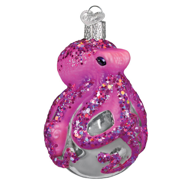 Shimmering Octopus Christmas Ornament