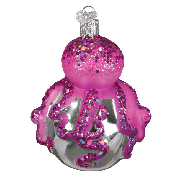 Shimmering Octopus Christmas Ornament