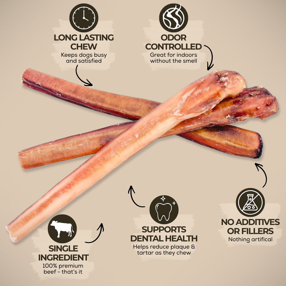 Monster Bully Stick – 12 Inch