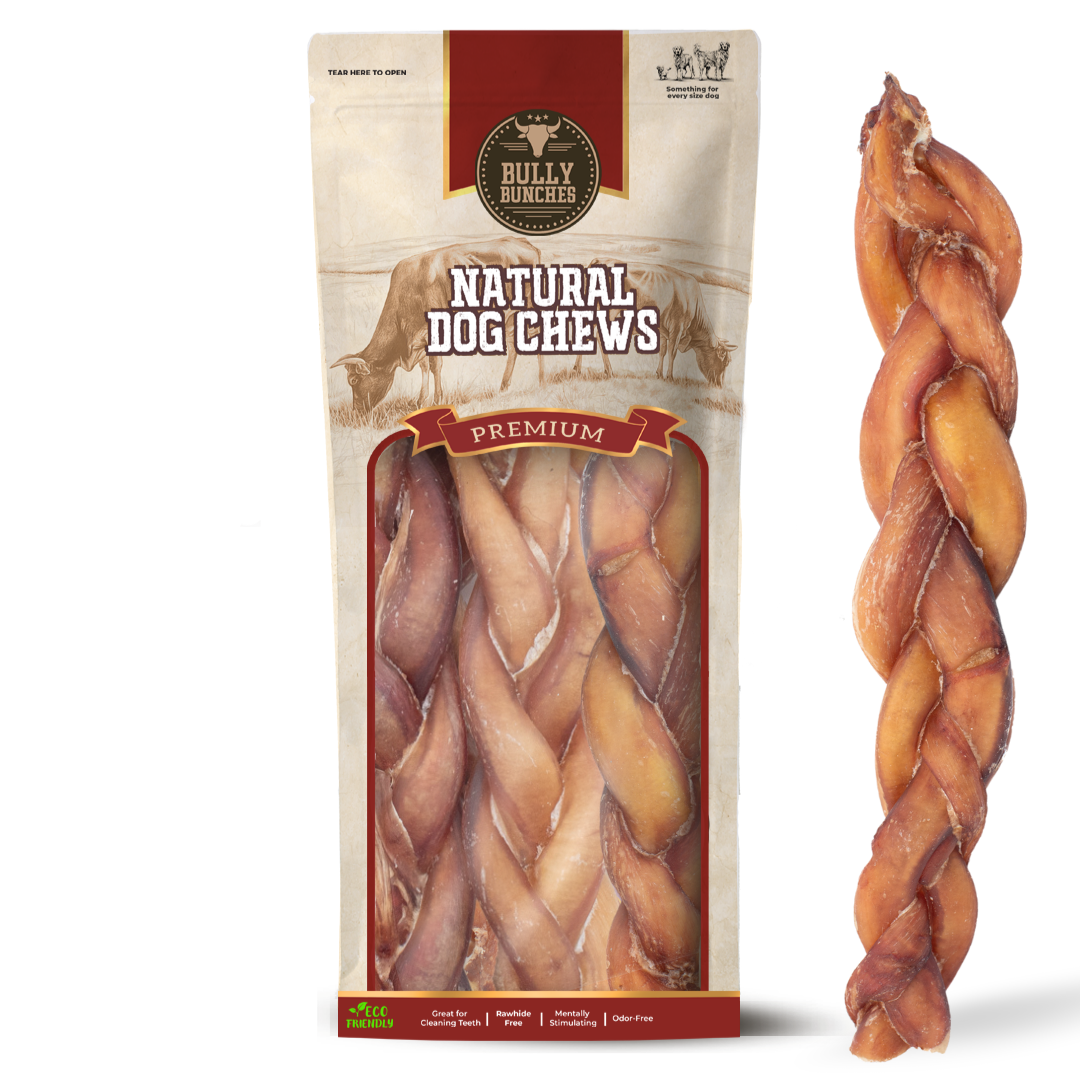 Monster Braided Bully Stick – 12 Inch