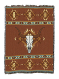 Western Center Skull Blanket