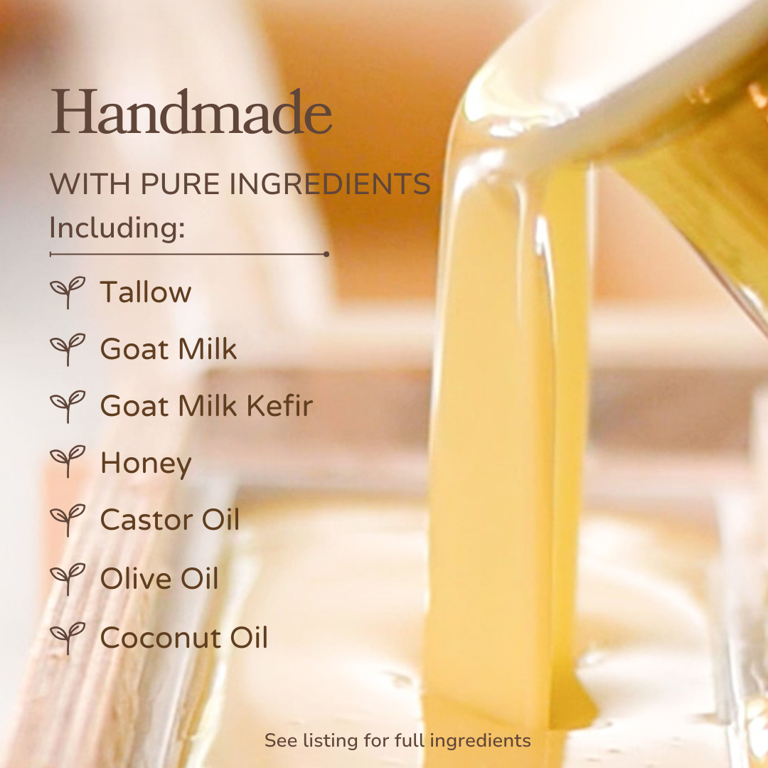 Milk + Honey Fragrance-Free Tallow & Goat Milk Soap Bar | 4.5 oz