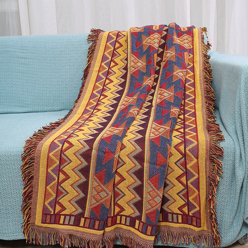 Mountain Weave Three-Layer Throw