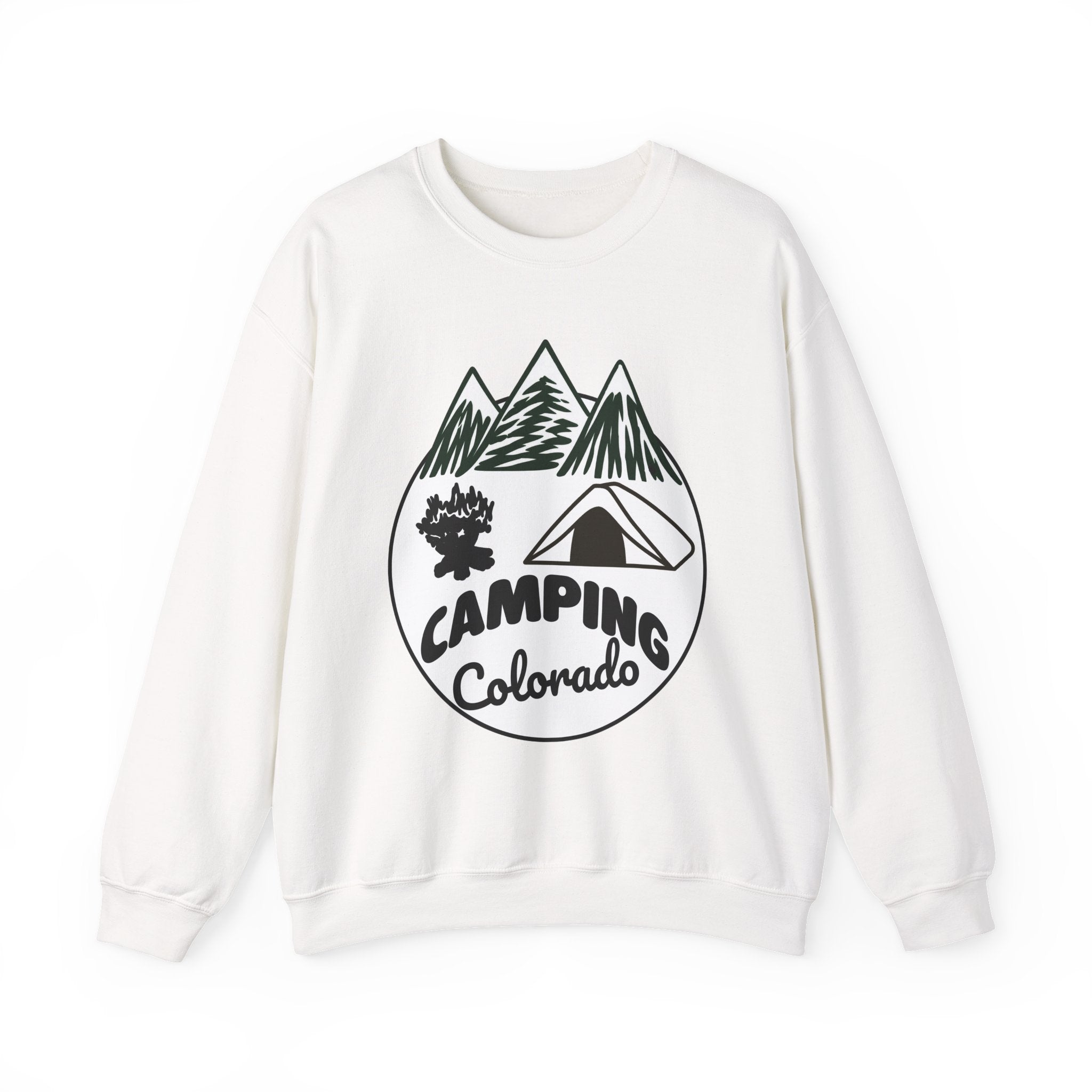 Camping Colorado Crewneck Sweatshirt