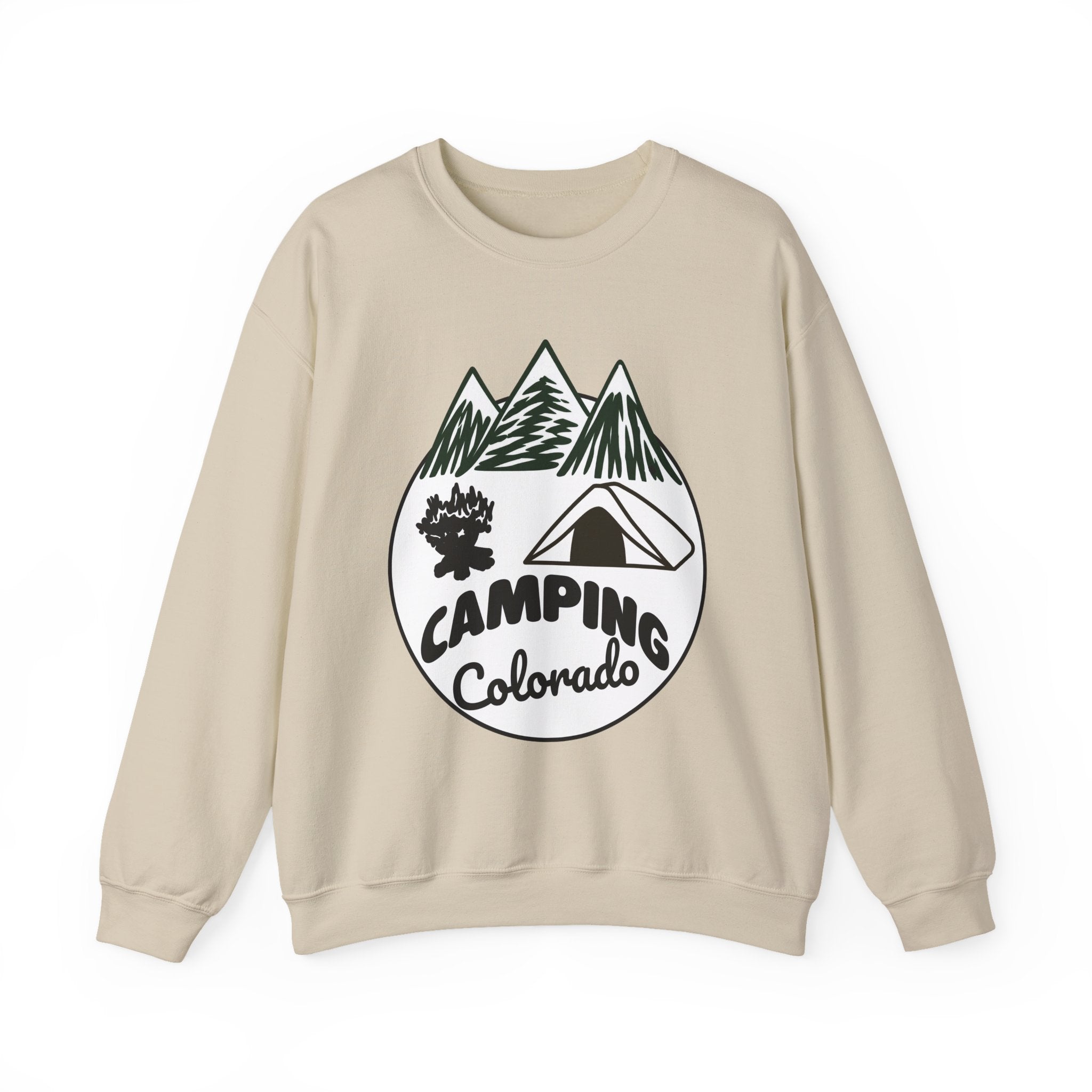 Camping Colorado Crewneck Sweatshirt