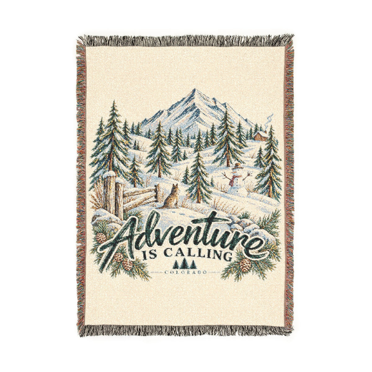 Adventure Is Calling Woven Blanket