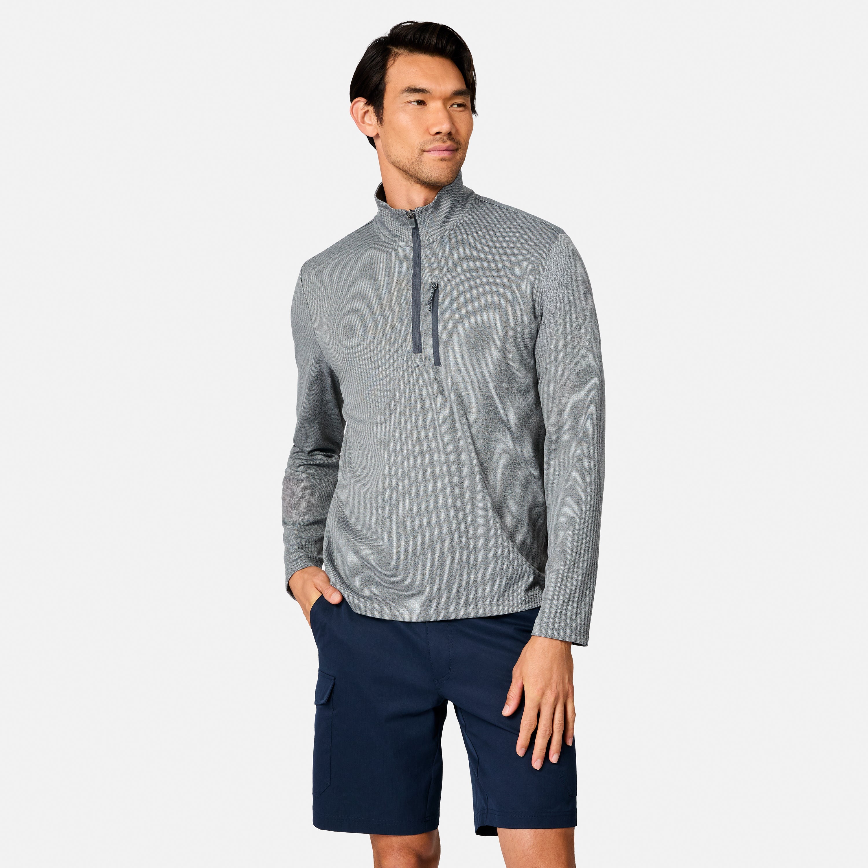 Men's Tech Double Face Quarter Zip Shirt