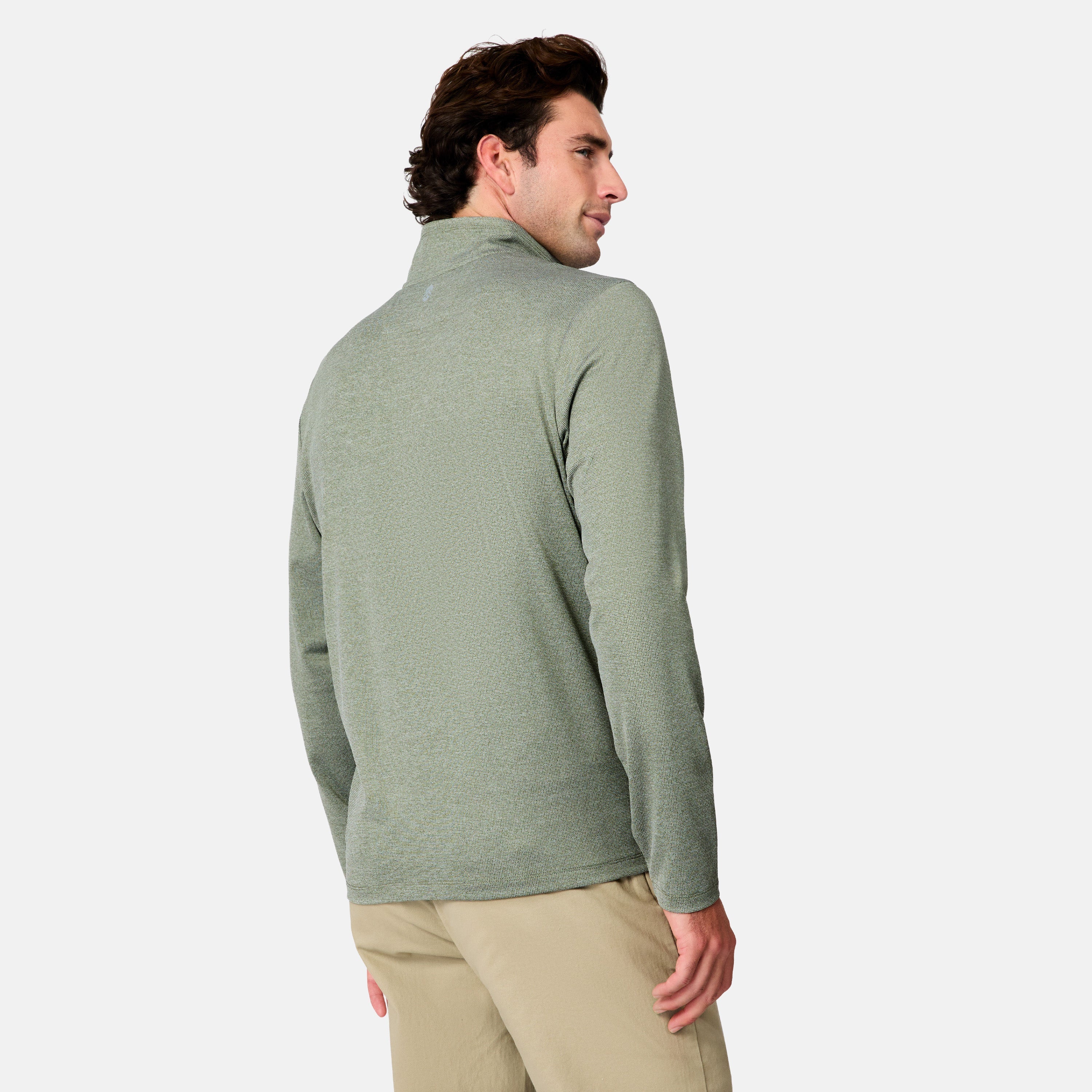 Men's Tech Double Face Quarter Zip Shirt