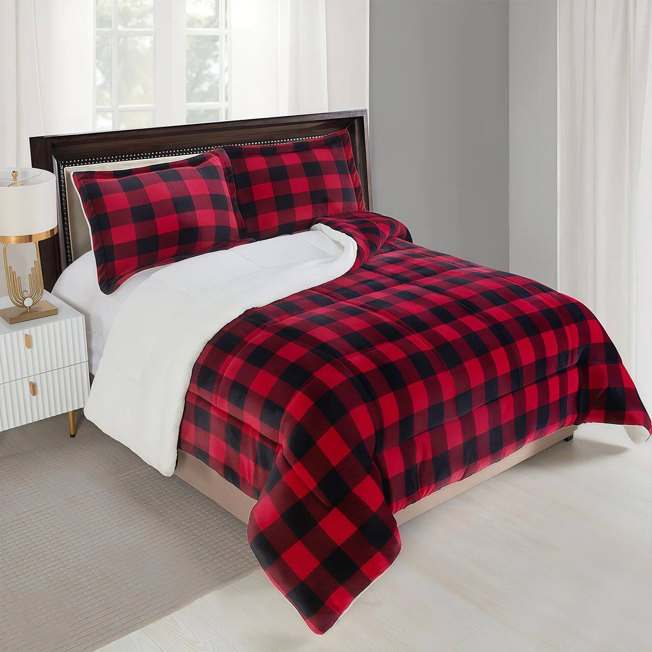 Cabin Buffalo Plaid Throw Blanket