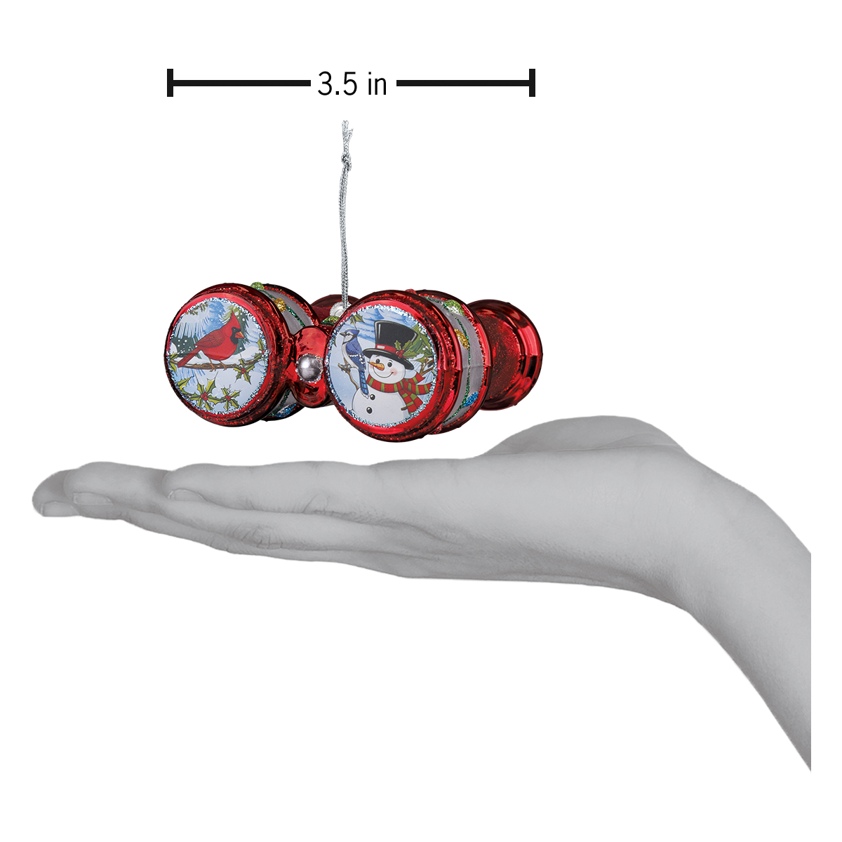 Bird Binoculars Christmas Ornament