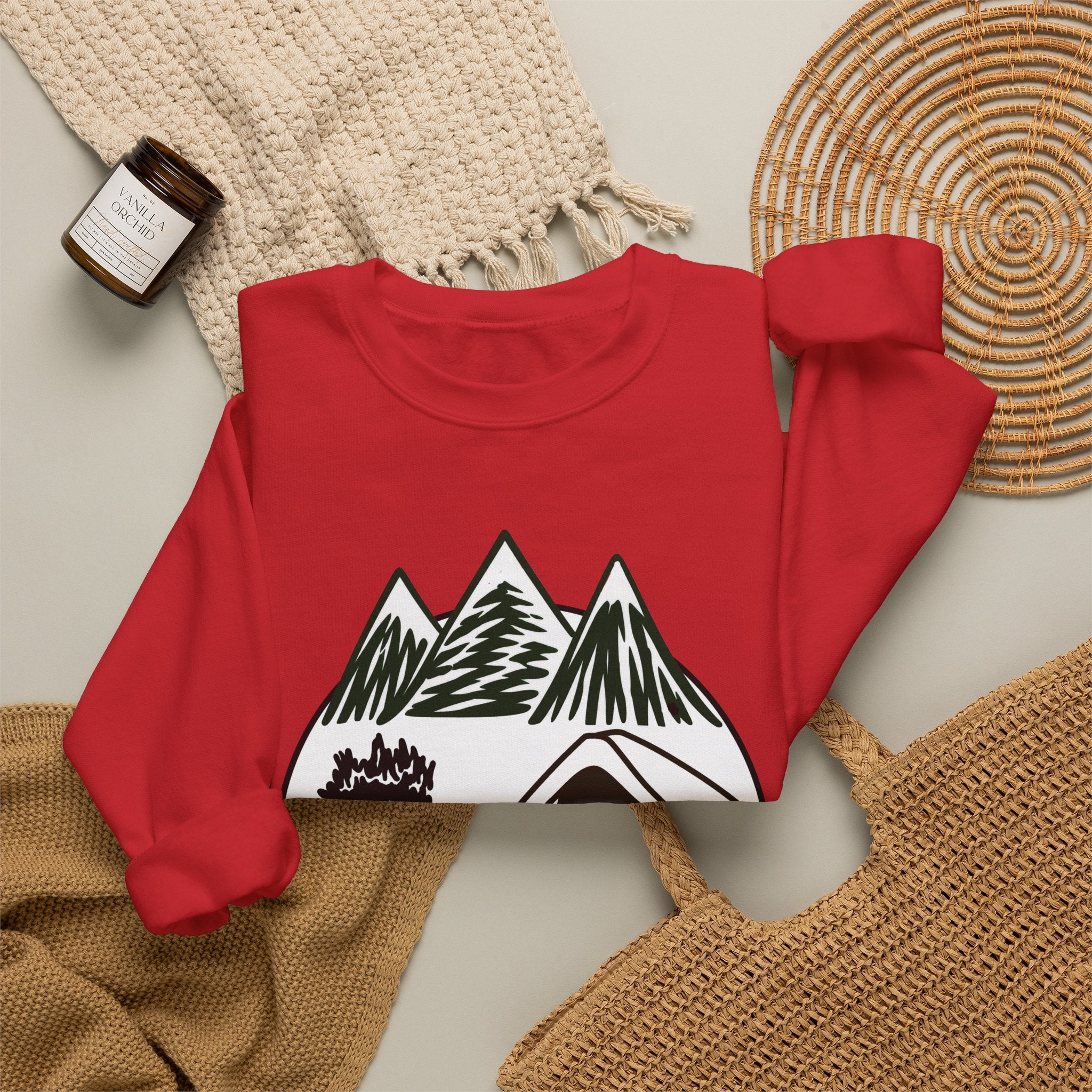Camping Colorado Crewneck Sweatshirt