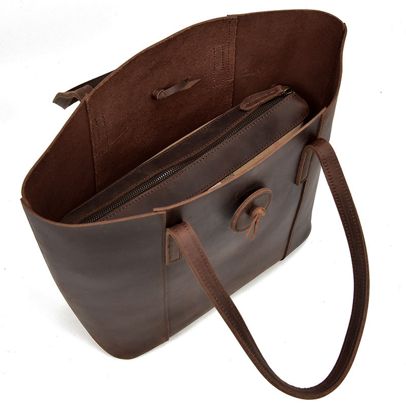 Rocky Mountain Horse-Crazy Leather Tote