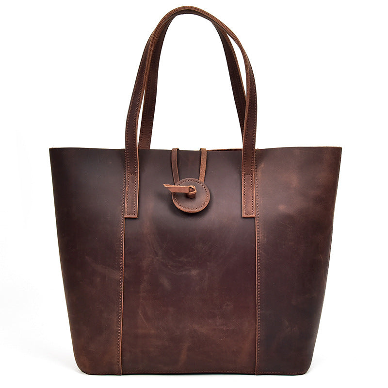 Rocky Mountain Horse-Crazy Leather Tote
