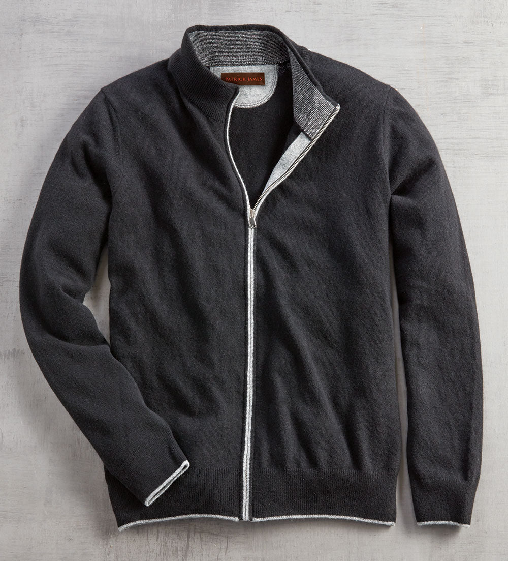 Merino Zip Cardigan