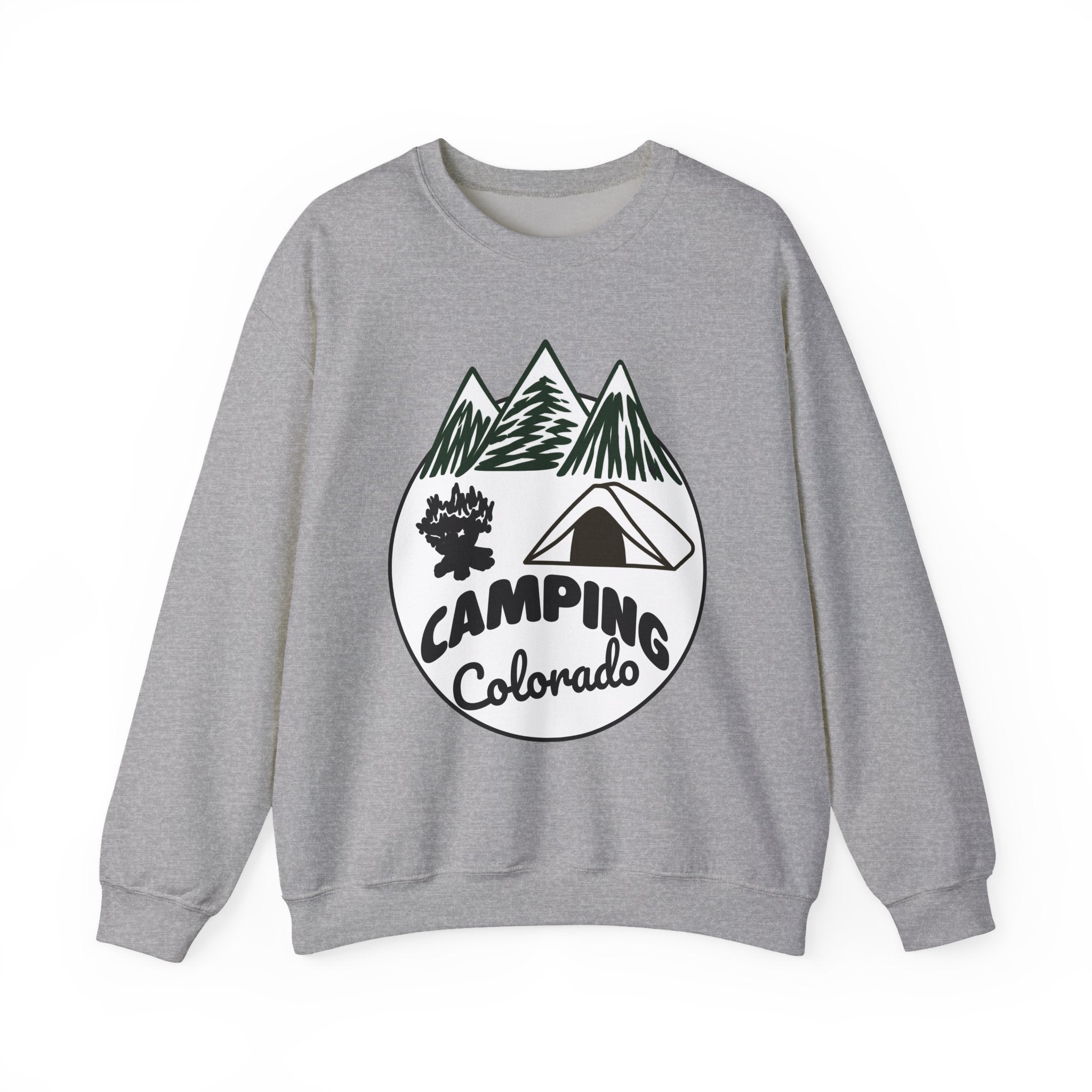 Camping Colorado Crewneck Sweatshirt