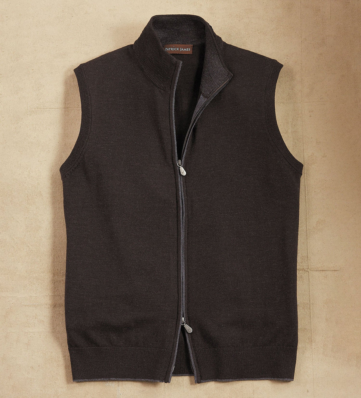 Merino Zip Sweater Vest