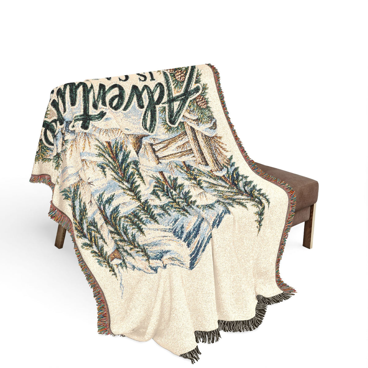 Adventure Is Calling Woven Blanket