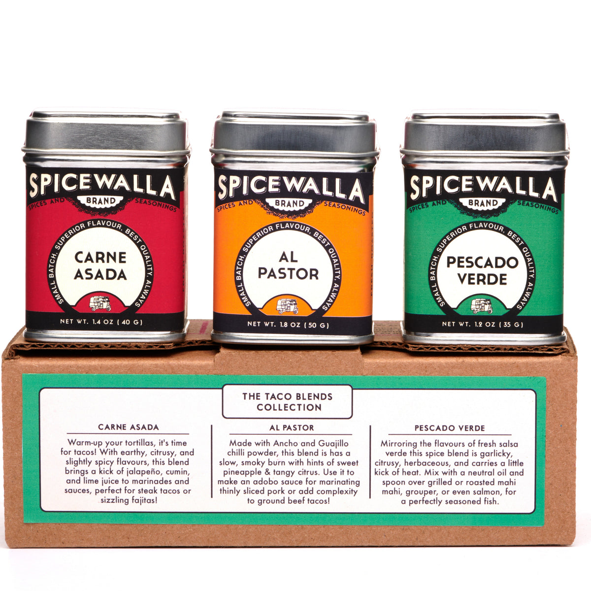 Spicewalla Taco Seasoning Collection – 3 Pack