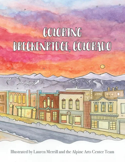 Breckenridge, Colorado Paperback Coloring Book