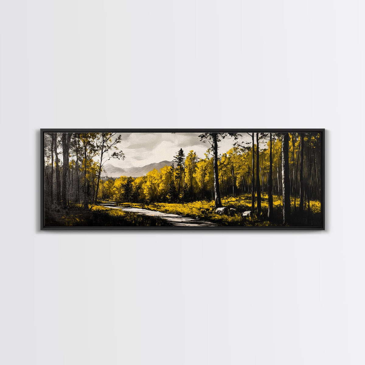Forest Path Autumn Canvas
