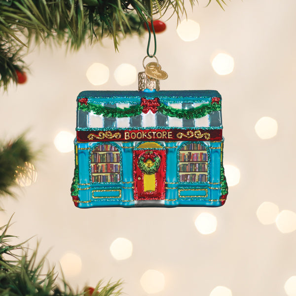 Bookstore Christmas Ornament