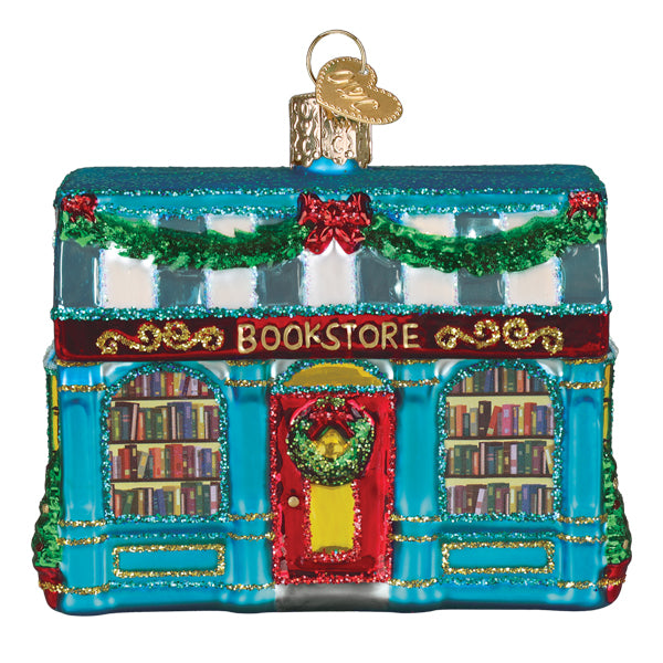 Bookstore Christmas Ornament