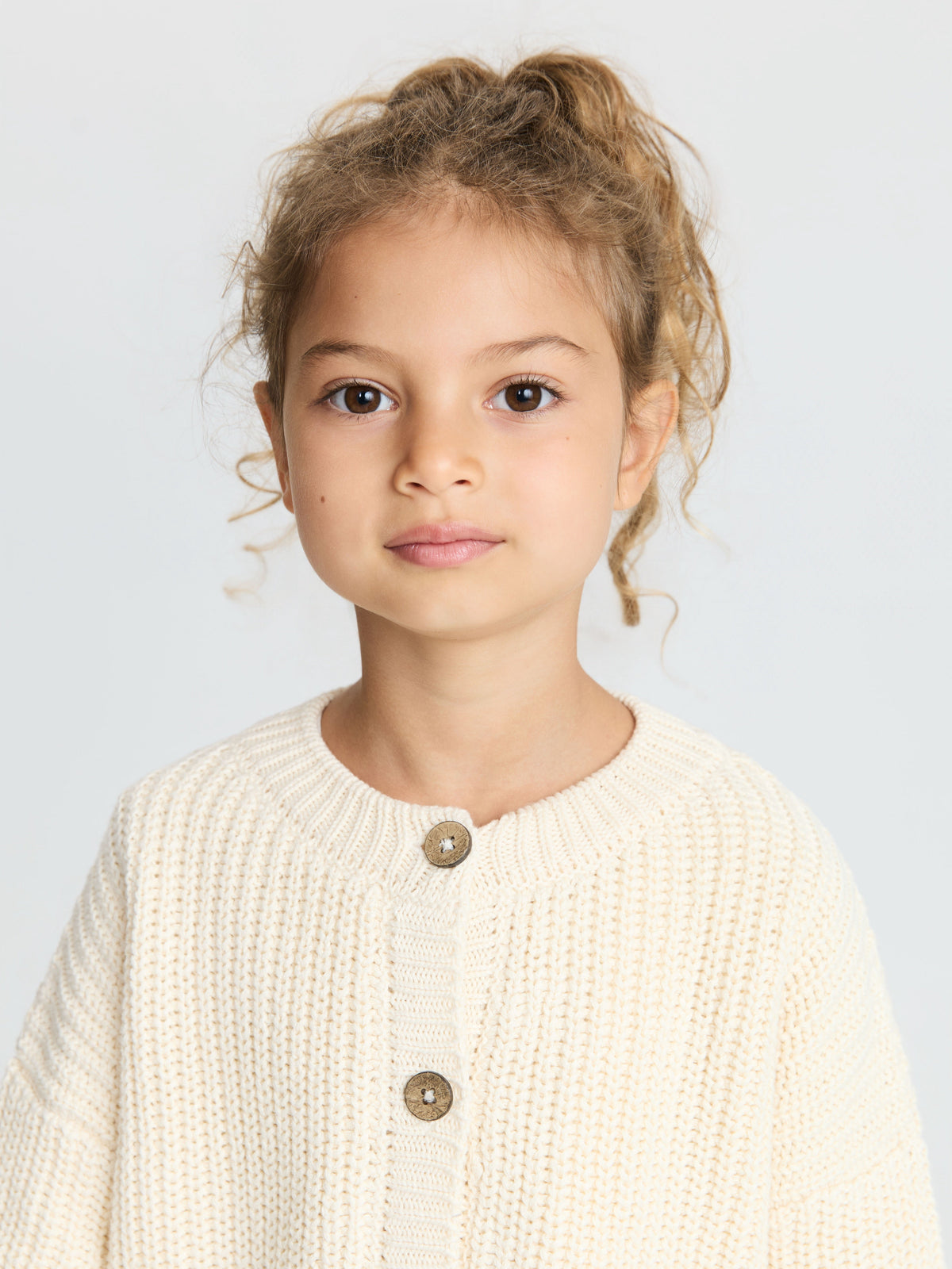 Kids' Chunky Organic Cotton Cardigan | The Simple Folk