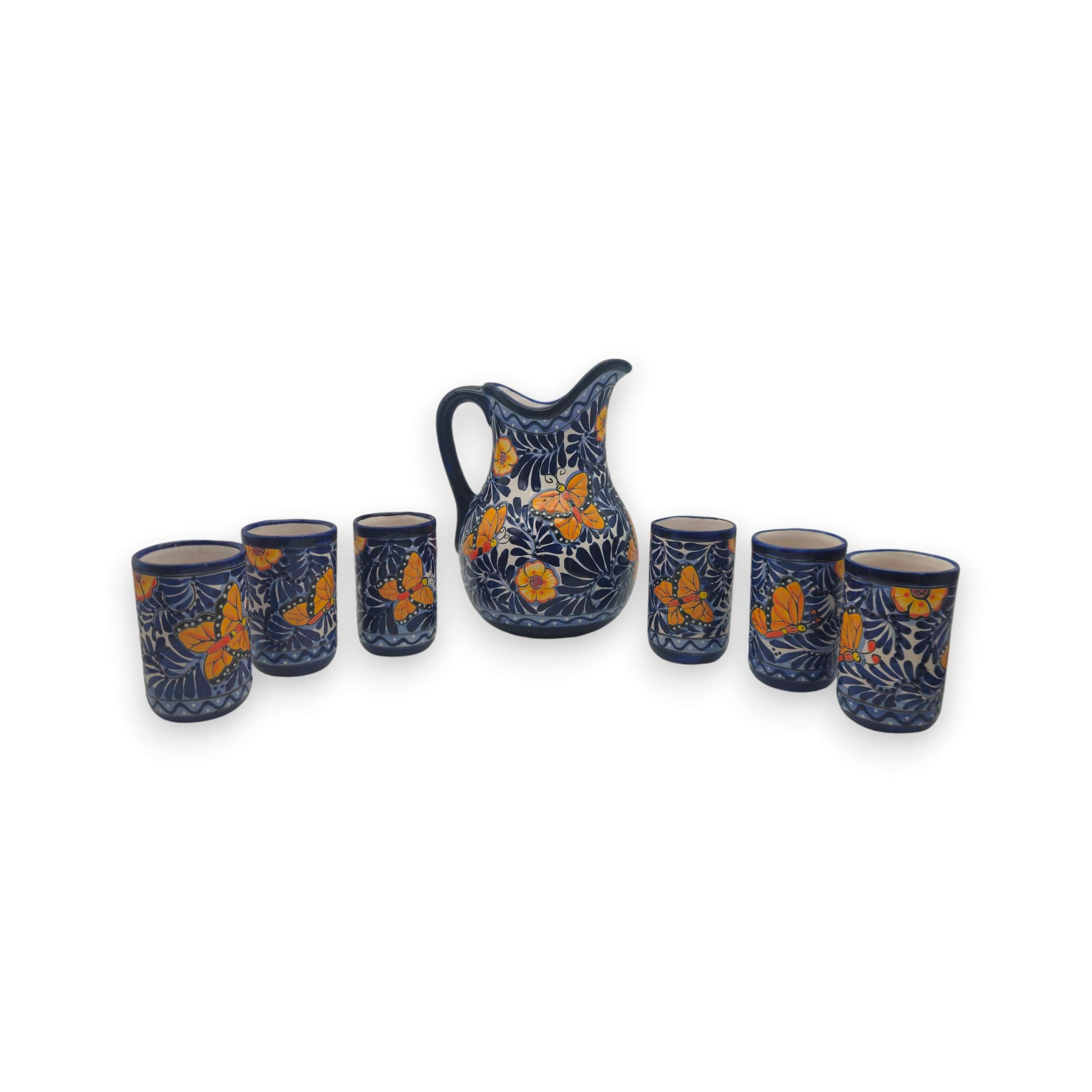 Talavera Monarch Pitcher Set