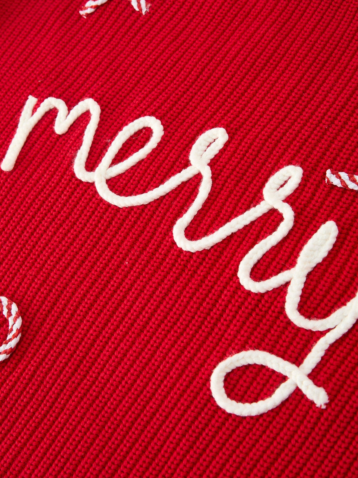Mom & Me Red Merry Christmas Pullover Sweaters | Kids & Adults