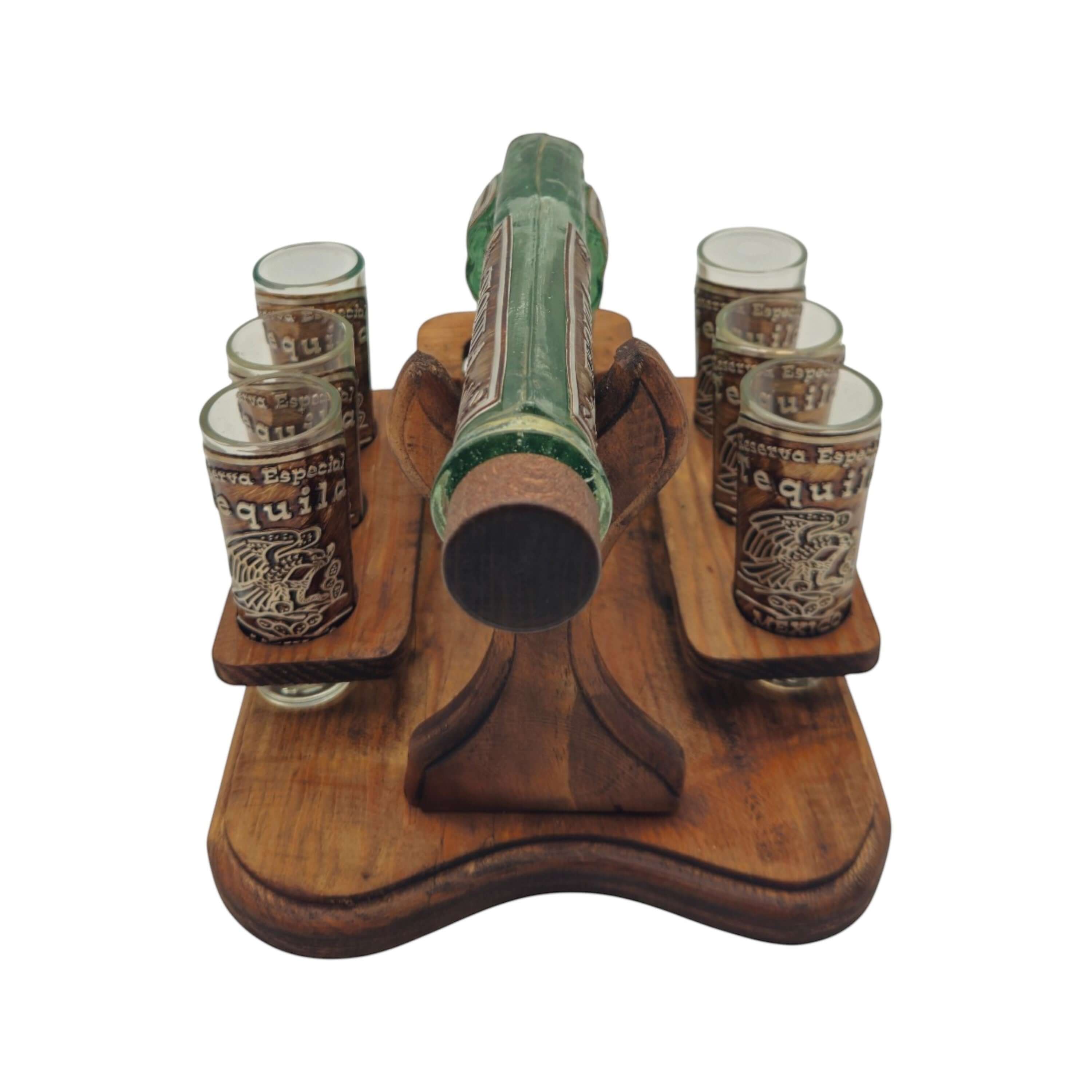 Revolver Decanter & Shot Glass Set